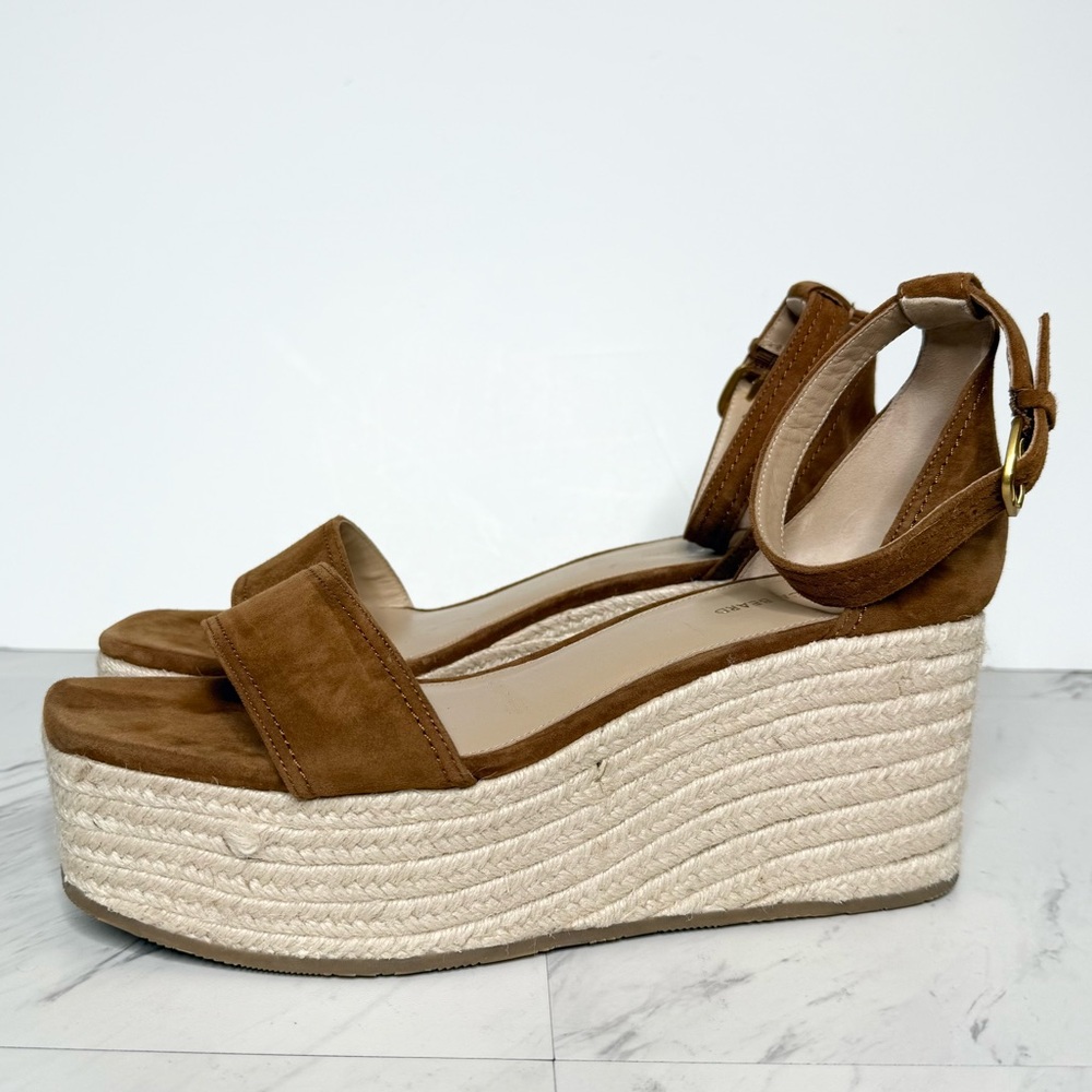 Veronica Beard Gianna Espadrille Platform Wedge Sandal 11M